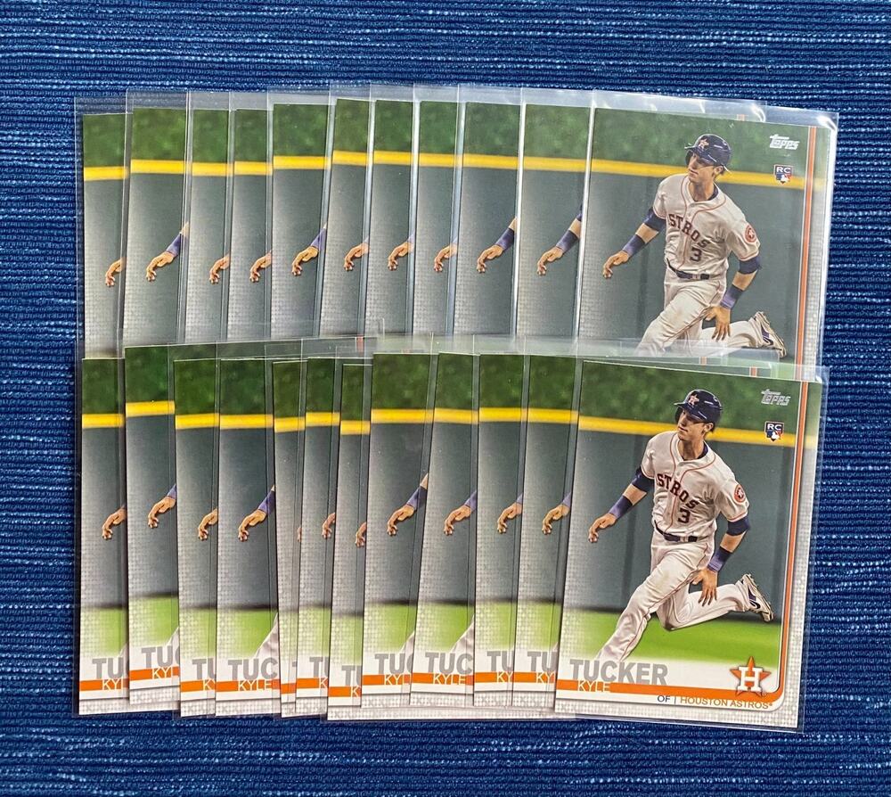 Lot of 24 Kyle Tucker RC 2019 Topps Series 1 Rookie Card #60 Astros Dodgers RC